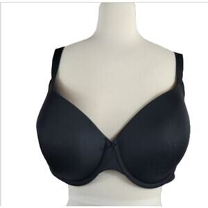 Cacique lightly lined t-shirt bra black Size 46D